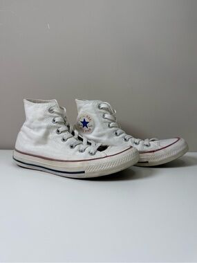 Converse Chuck Taylor All Star High Top White Canvas Sneakers Women’s 7